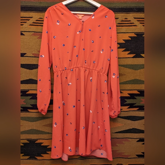 Joe Fresh Floral Knee-Length Dress, US M - Picture 1 of 3